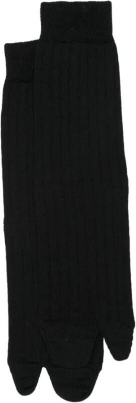 Maison Margiela Zwarte Bootleg Sokken