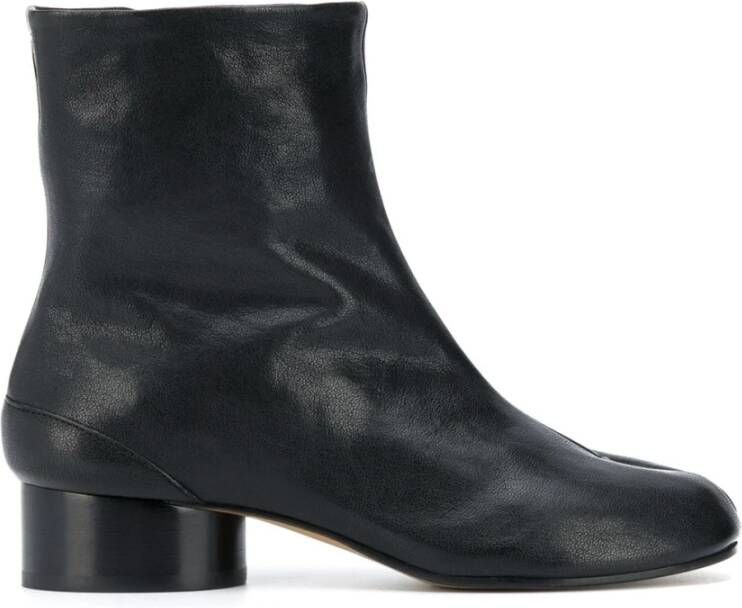 Maison Margiela Zwarte enkellaarzen voor vrouwen