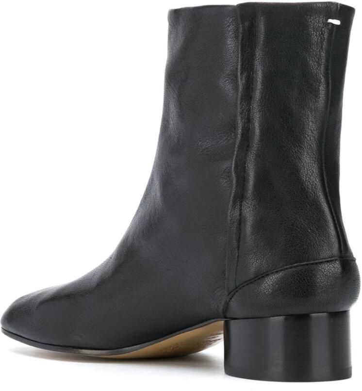 Maison Margiela Zwarte Enkellaarzen voor Vrouwen - Foto 2