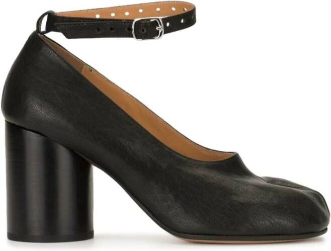 Maison Margiela Iconische Leren Mary-Jane Pumps Black Dames