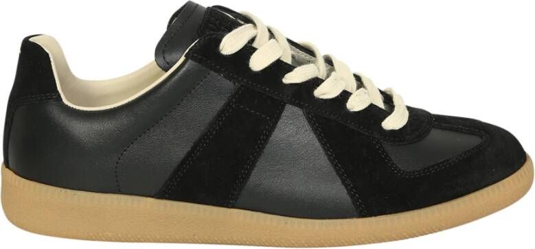 Maison Margiela Zwarte Lage Sneakers voor Vrouwen Zwart Dames