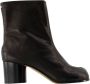 Maison Margiela Zwarte Leren Laarzen met Tabi Split-Teen Vorm Black Dames - Thumbnail 1