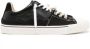 Maison Margiela Zwarte Leren Evolution Low-Top Sneakers Black Heren - Thumbnail 13