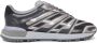 Maison Margiela Zwarte leren sneakers met mesh detail Multicolor Heren - Thumbnail 1