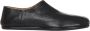 Maison Margiela Zwarte Leren Split-Teen Loafers - Thumbnail 1
