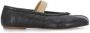 Maison Margiela Zwarte platte ballerina's Iconic Tabi-teen - Thumbnail 5
