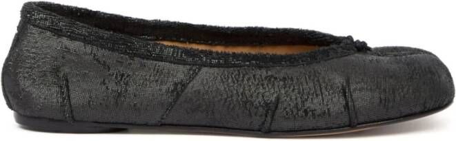 Maison Margiela Zwarte Tabi Ballerina Schoenen