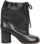 Maison Margiela Zwarte Tabi Balloon Enkellaarzen Black Dames - Thumbnail 10