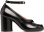Maison Margiela Zwarte Tabi Patentleren Pumps Black Dames - Thumbnail 8