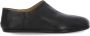 Maison Margiela Zwarte Tabi Teen Leren Lage Schoenen Black Dames - Thumbnail 1