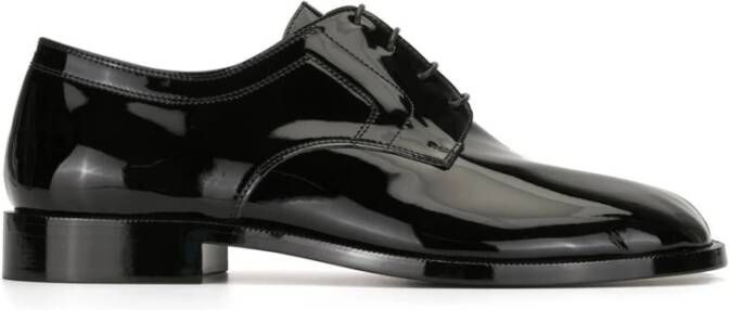 Maison Margiela Zwarte Veterschoenen voor Heren Black Heren