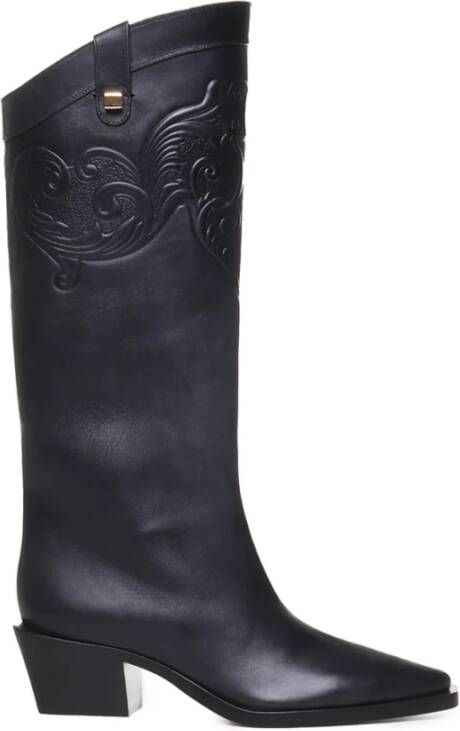 Maison Skorpios Cowboy Boots Black Dames