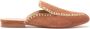 Maliparmi Leren Raffia Loafers - Thumbnail 1