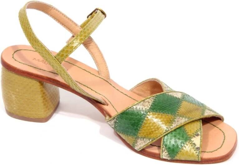 Maliparmi Patchwork sandaal met 6 cm hak