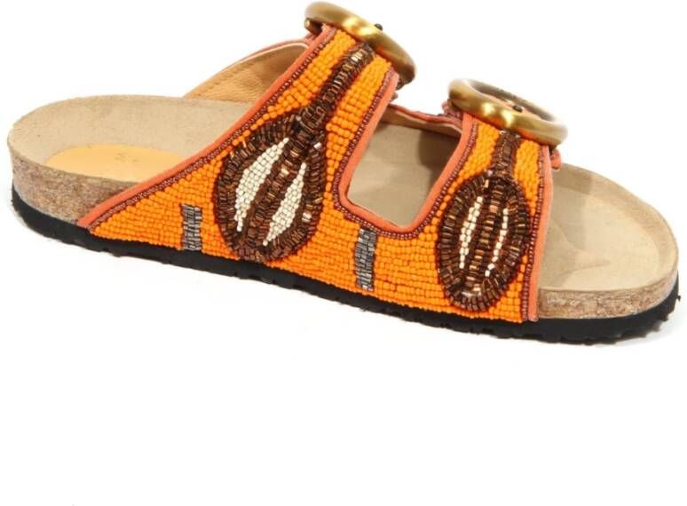 Maliparmi Slippers met kralen