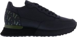 Mallet Popham Midnight Matt sneaker van leer