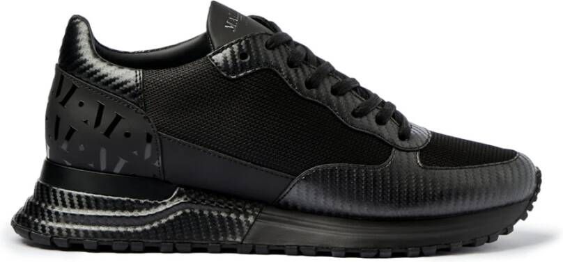 Mallet London Carbon Fibre Triple Black Sneakers