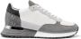 Mallet London Grijs Zilver Geperforeerde Sneakers - Thumbnail 1