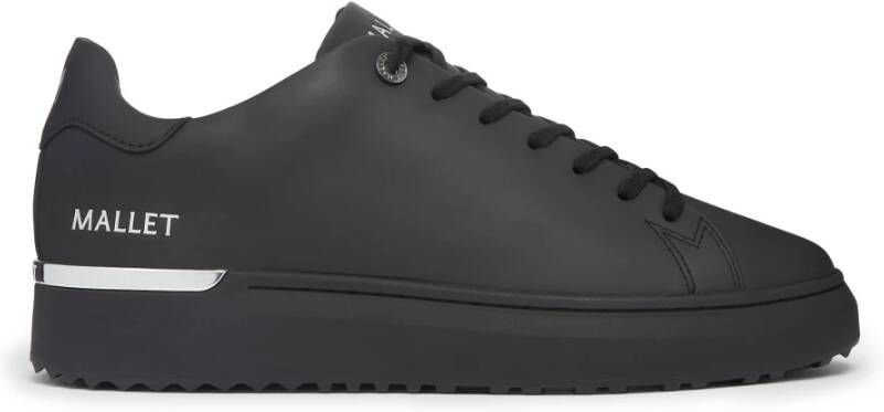 Mallet London Lite Triple Black Silver Sneakers Black Heren