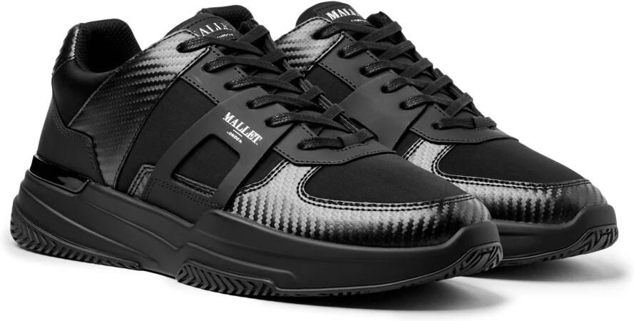Mallet London Carbon Fibre Triple Black Sneakers