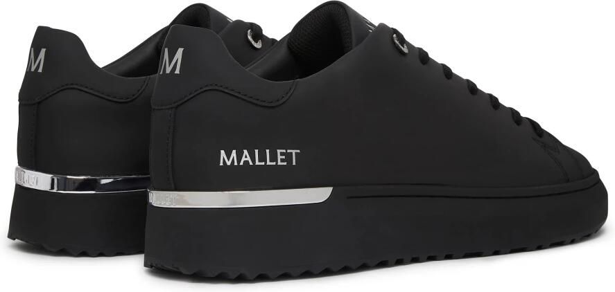 Mallet London Heren Sneaker Zwart TE1154 TPBSIL GRFTR - Foto 2