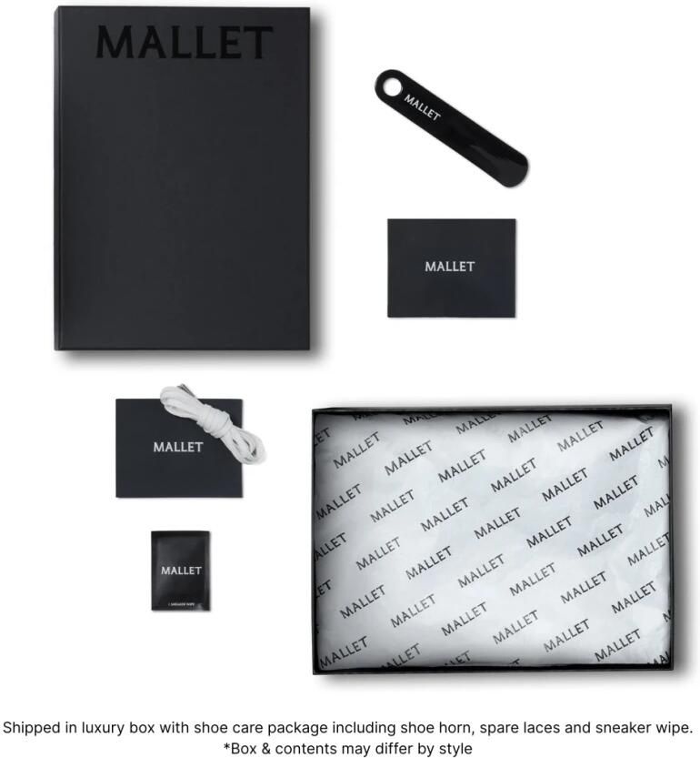 Mallet London Heren Sneaker Zwart TE2020BLKO Boundary - Foto 2