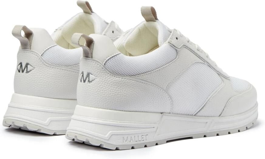 Mallet London Witte Triple Sneakers