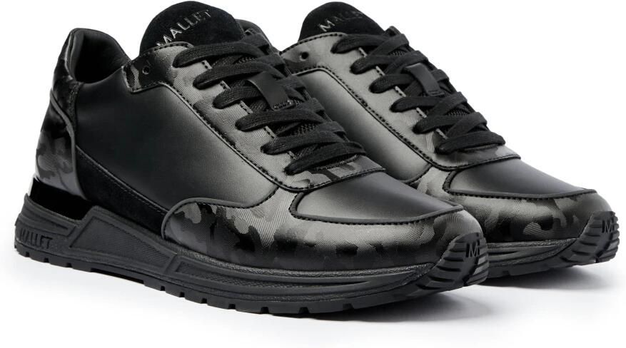 Mallet London Zwarte Camo Sneakers met Premium Materialen - Foto 2