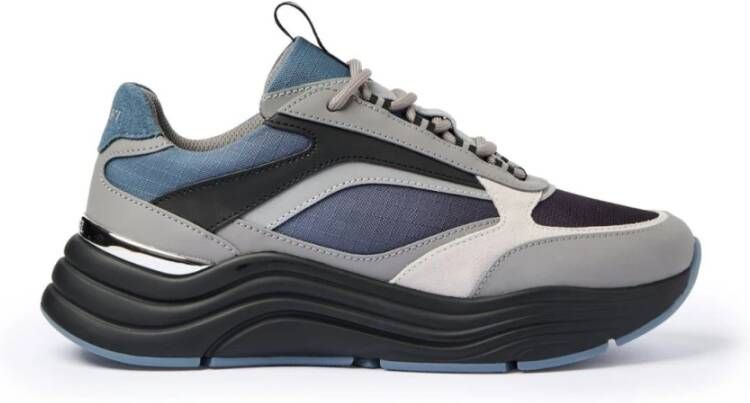 Mallet London Heren Sneaker Grijs TE8082 CDL Cyr - Foto 2