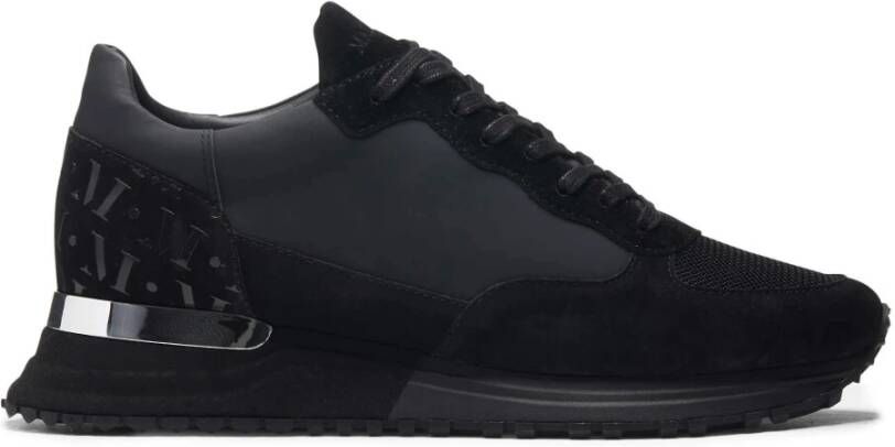 Mallet London Zwarte Urban Trainer met M Monogram Black Heren