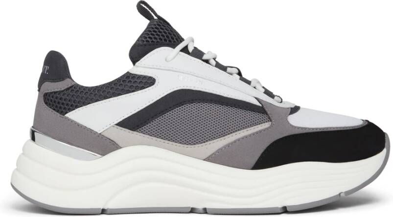 Mallet London Witte Grijze Cyrus 2.0 Sneakers Multicolor Heren