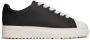 Mallet London Zwarte leren herensneakers - Thumbnail 1