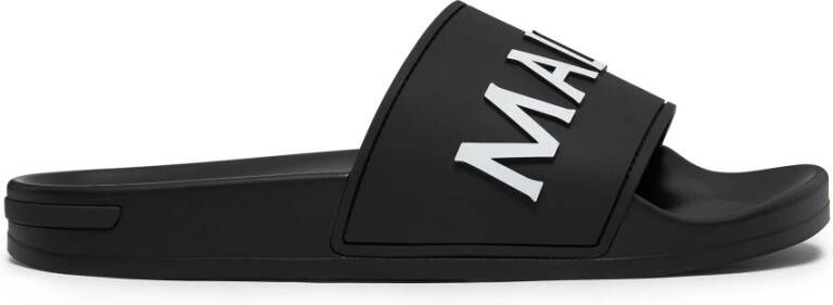 Mallet London Zwarte Logo Slide met Modern Ontwerp Black Heren - Foto 2