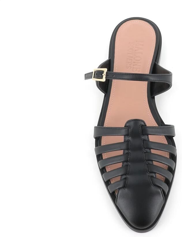 Malone Souliers Zwarte Leren Instappers - Foto 3