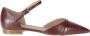 Malone Souliers Sandalen Flat Leather Sandals in bruin - Thumbnail 1