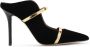Malone Souliers Zwart Goud Velvet Maureen Schoenen Black Dames - Thumbnail 1