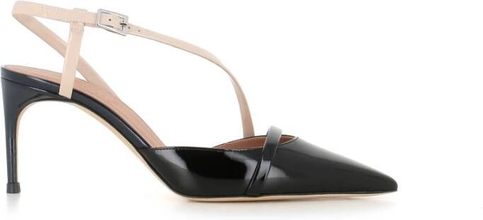 Malone Souliers Zwarte Lakleren Hakken