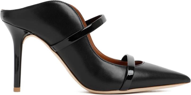 Malone Souliers Zwarte Leren Maureen Pumps Hoge Hakken Black Dames