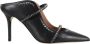 Malone Souliers Zwarte leren stiletto muiltjes met studs - Thumbnail 1