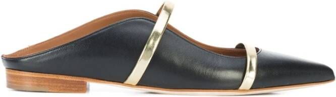 Malone Souliers Zwarte platte Mules Maureen schoenen Black Dames