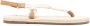 ebí Beige Enkelband Teenslipper Sandalen - Thumbnail 1
