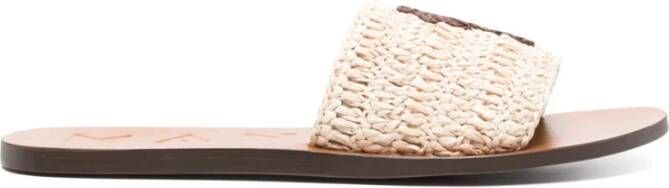 Manebí Beige Sandalen voor Vrouwen Zomerstijl