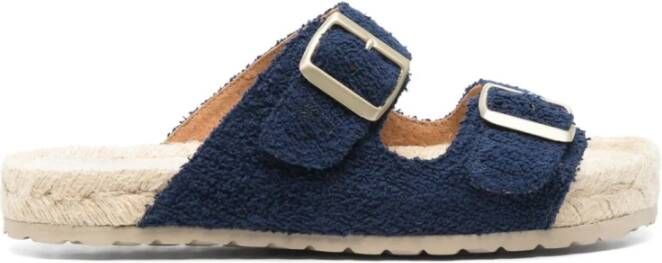 Manebí Blauwe Sandalen voor Vrouwen Ss25