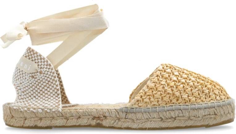 Manebi Espadrilles flat valenciana espadrilles in beige