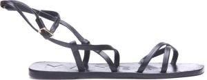 Manebí Flat Sandals Zwart Dames