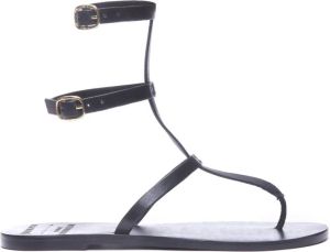 Manebí Flat Sandals Zwart Dames