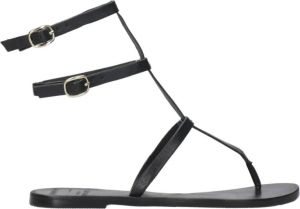 Manebí Flat Sandals Zwart Dames