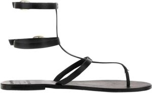 Manebí Flat Sandals Zwart Dames