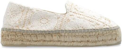 Manebí Yucatan Beige Gehaakte Espadrilles Beige Dames - Foto 4