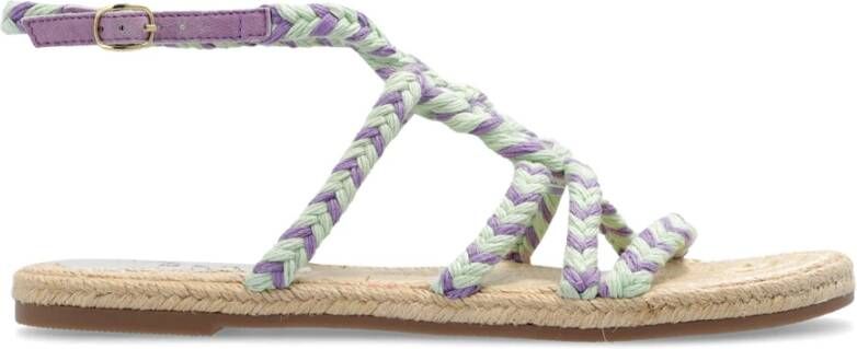 Manebí Geweven sandalen Purple Dames